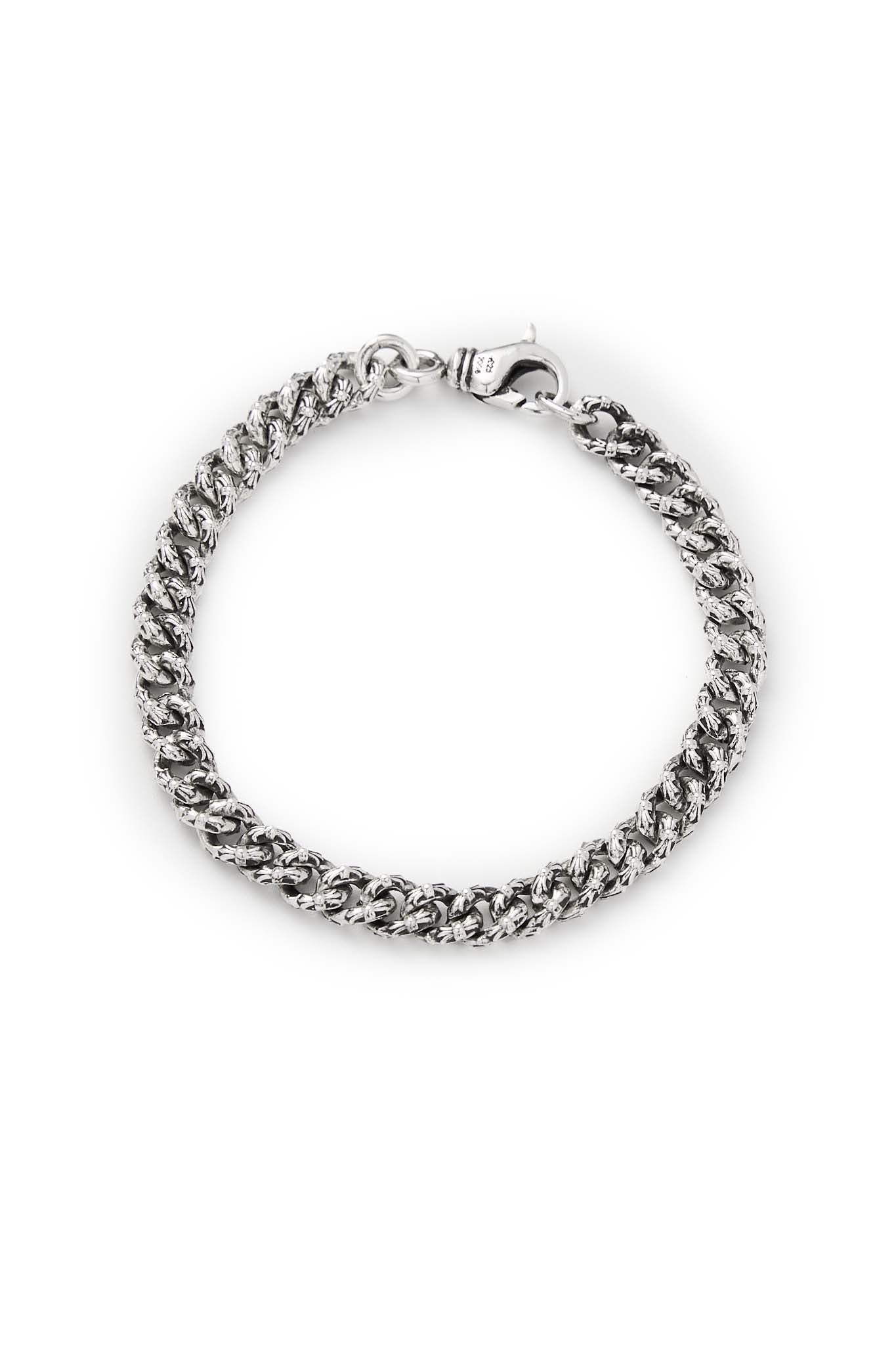 Chrome Hearts Silver Chain-Link Bracelet