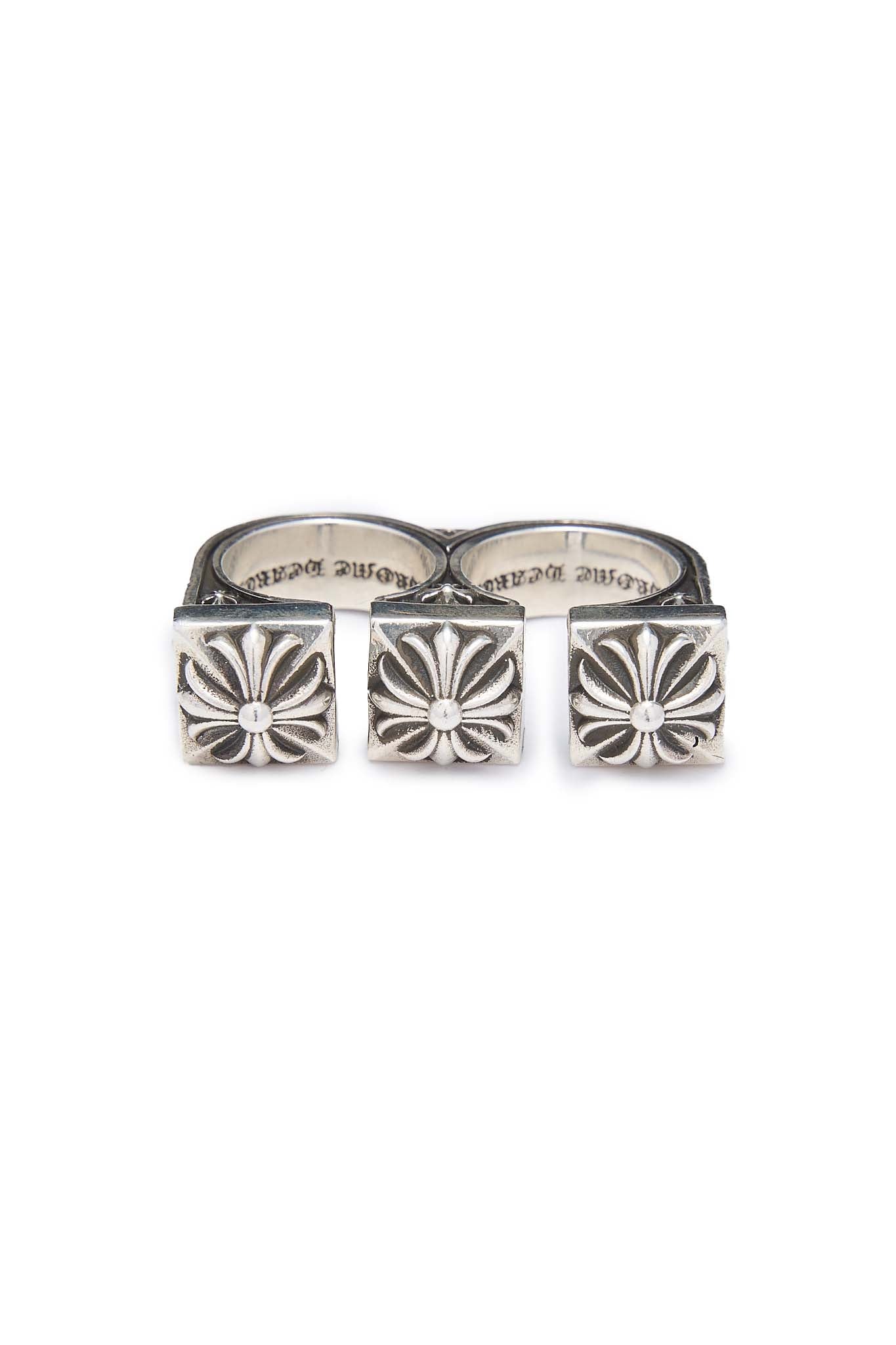 Chrome Hearts Double Brass Knuckle Ring