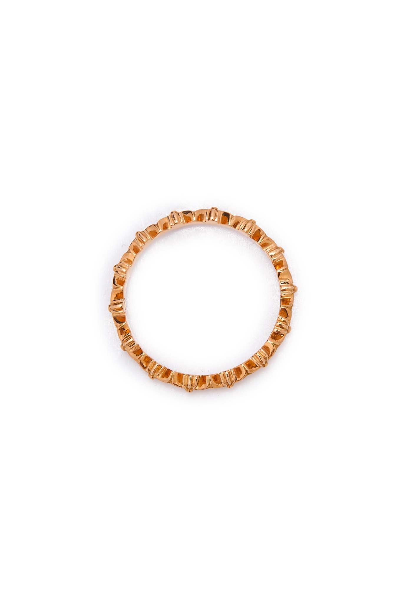 Chrome Hearts 22K Gold Tiny E Band Ring