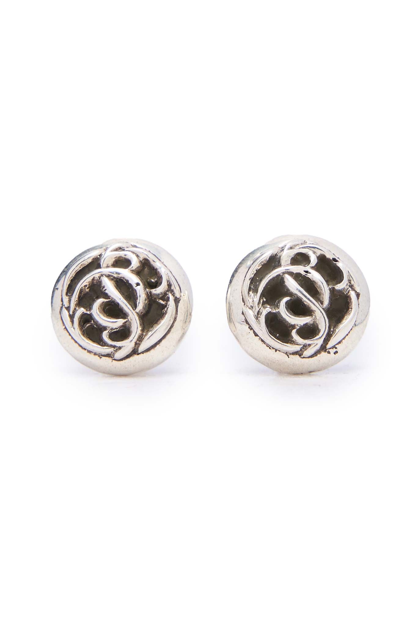 Chrome Hearts Floral Ball Earring Pair