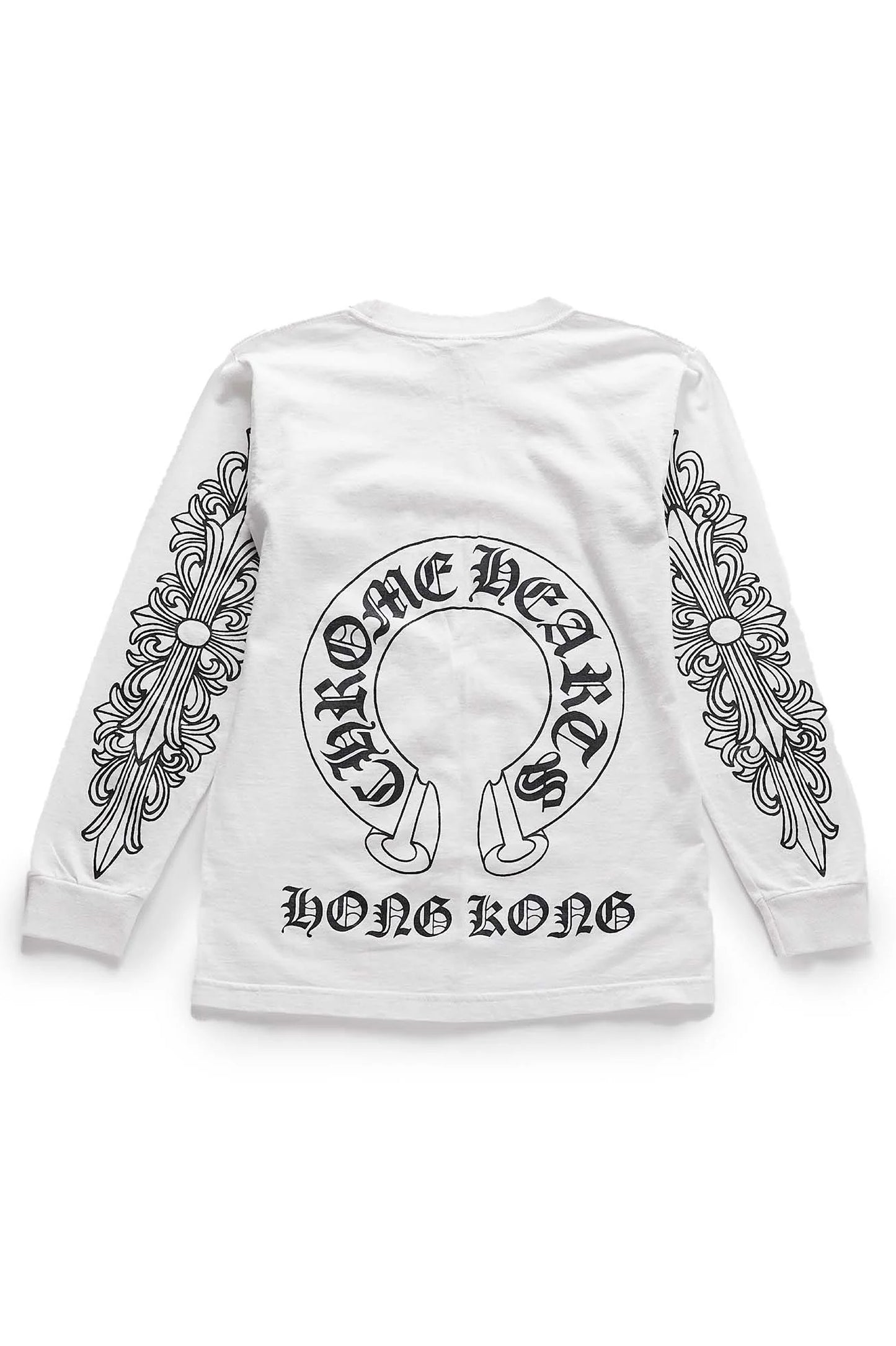 Chrome Hearts Hongkong Exclusive Horseshoe Logo Long Sleeve T-shirt