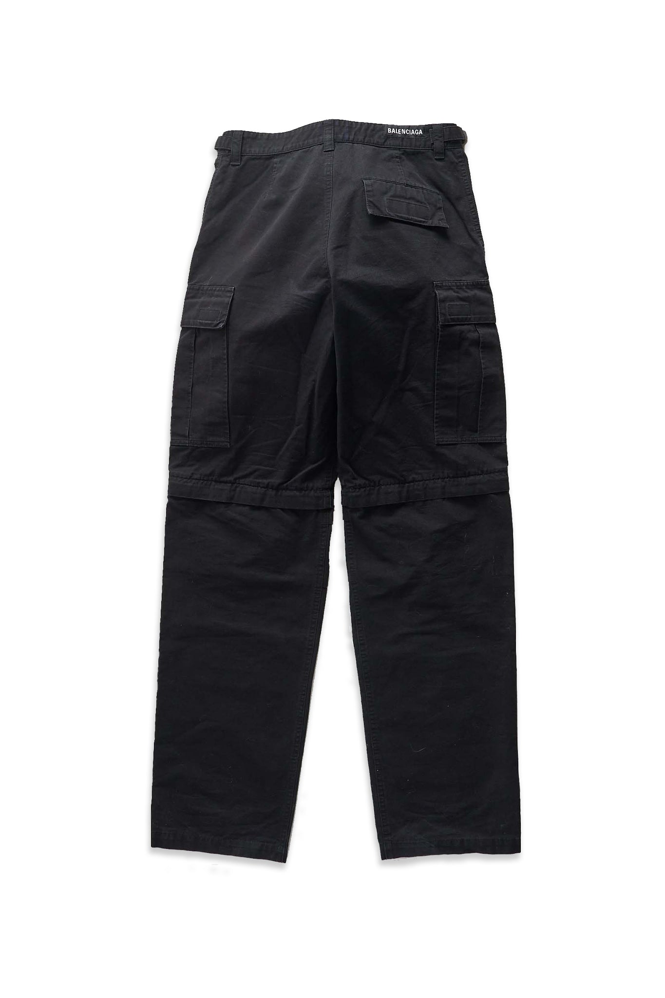 Balenciaga Straight-Leg Convertible Cotton-Ripstop Cargo Trousers