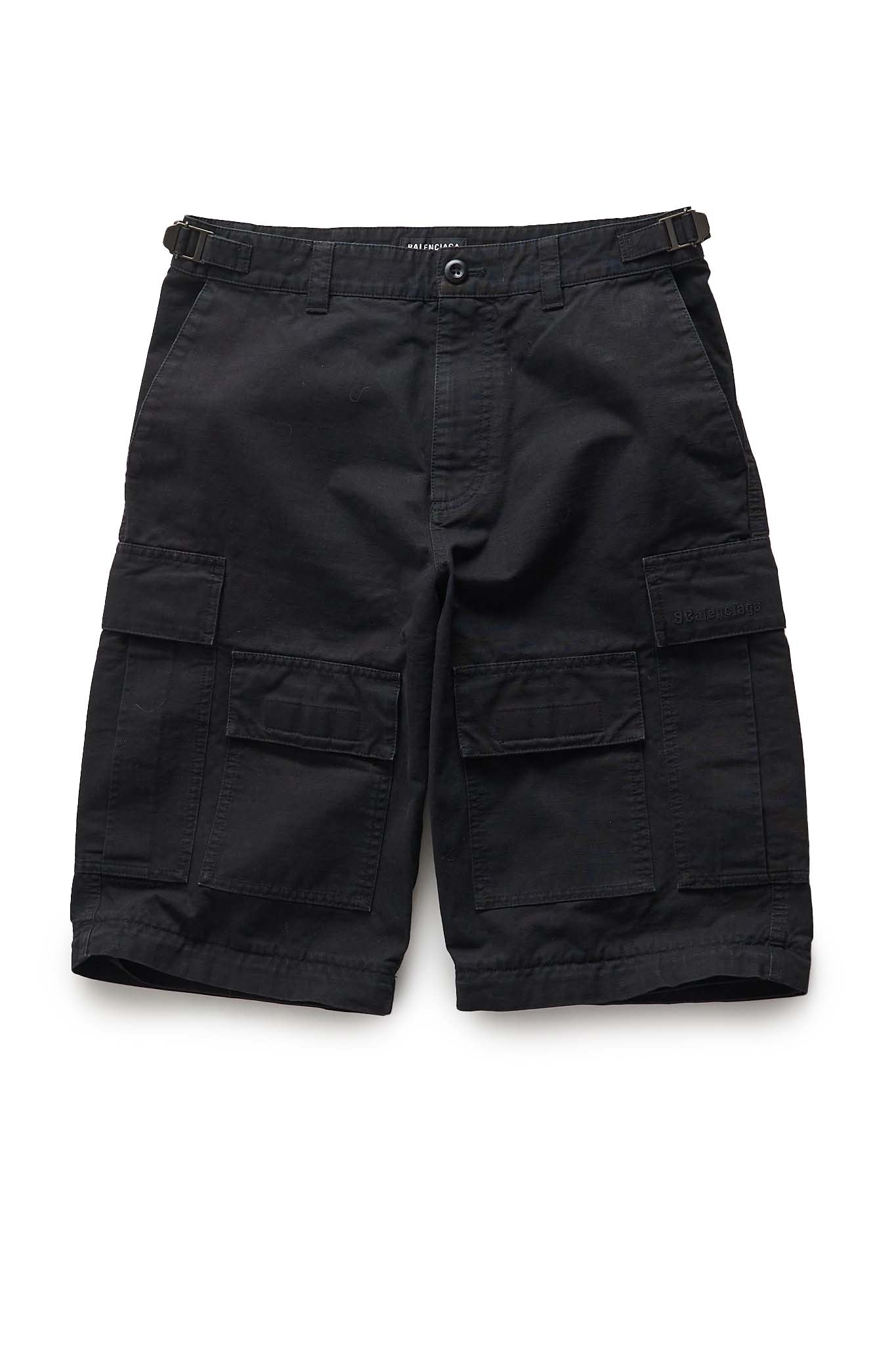 Balenciaga Straight-Leg Convertible Cotton-Ripstop Cargo Trousers