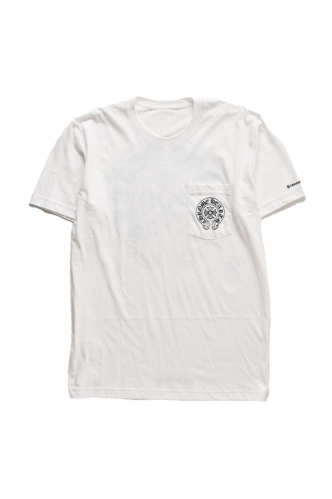 Chrome Hearts Horseshoe Logo White T-shirt