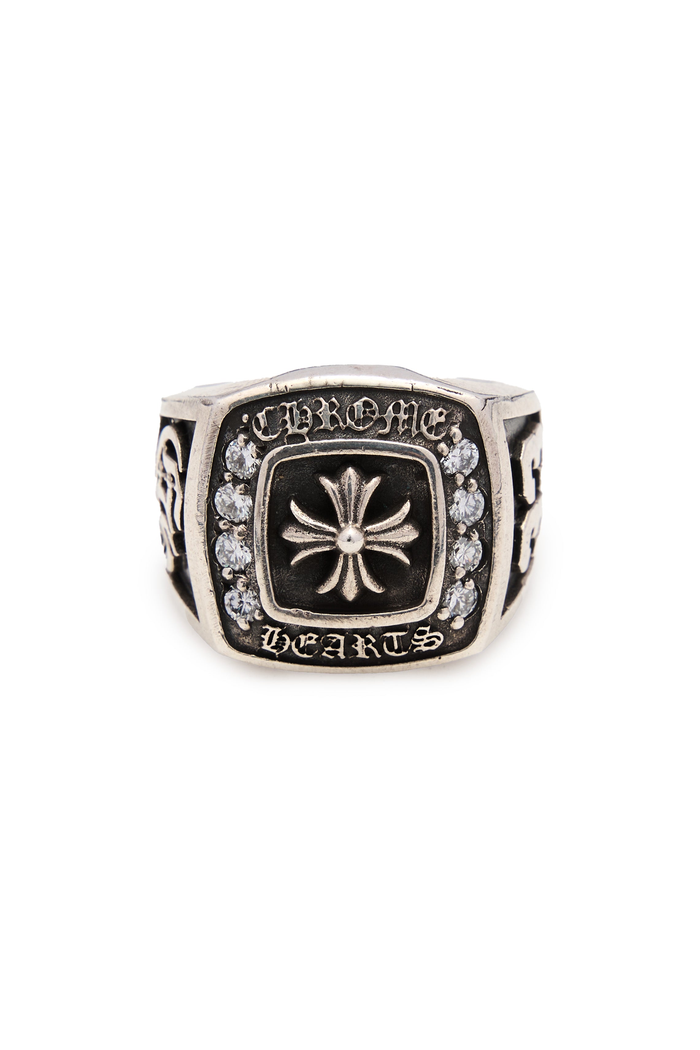 Chrome Hearts Diamond Championship Ring With Diamonds
