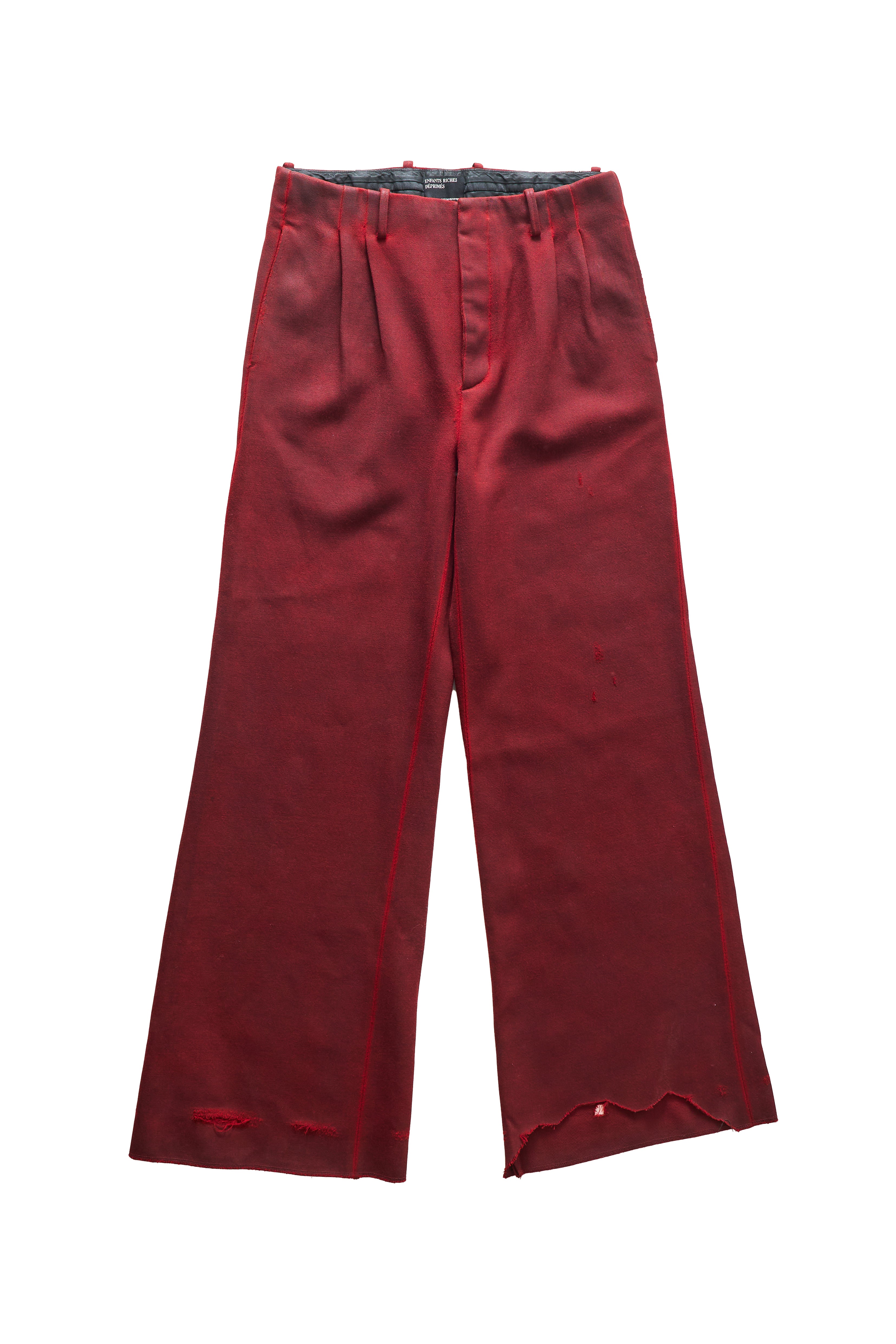 Enfants Riches Déprimés 23FW Red Wool Suit Trousers