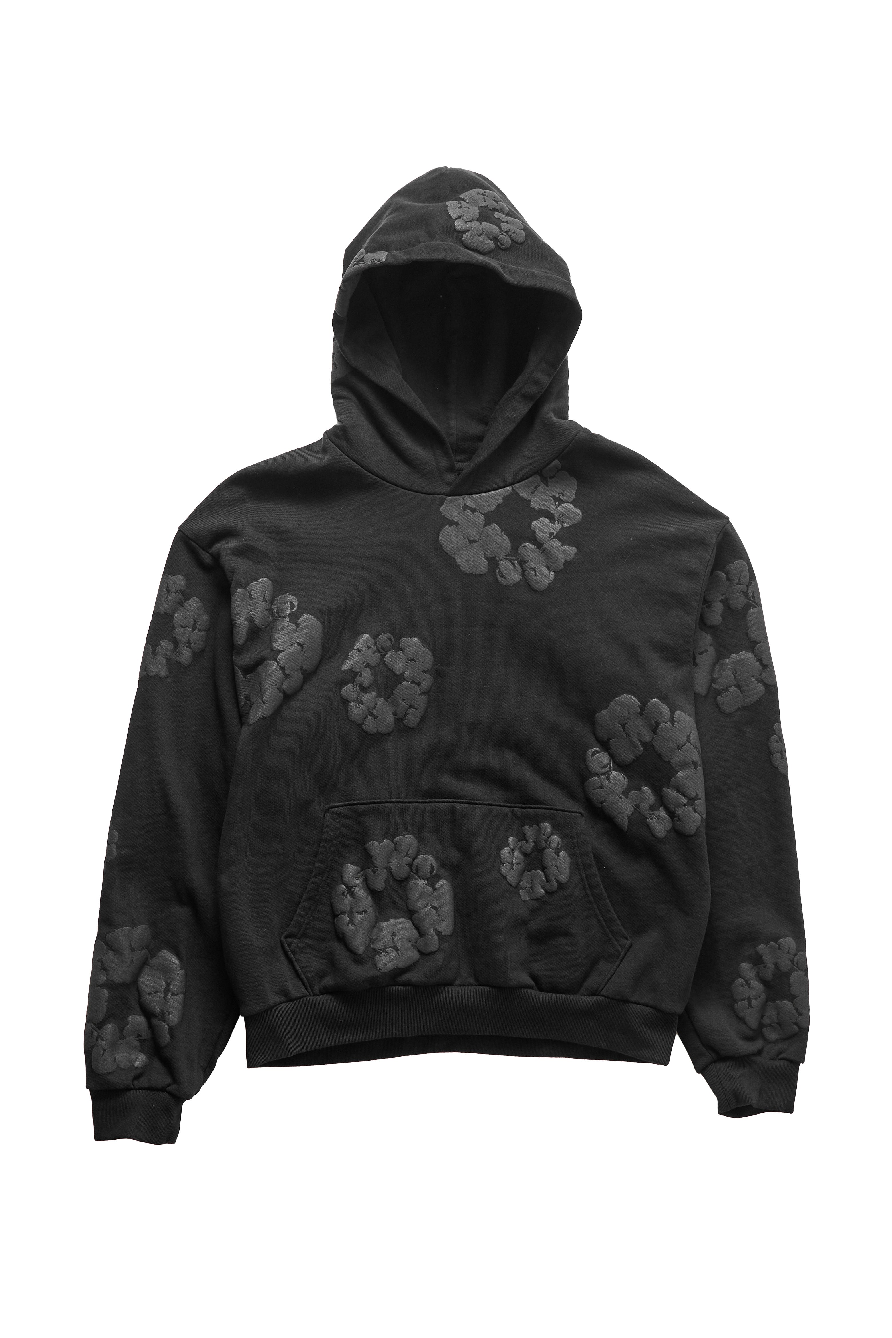 Denim Tears Wreath Graphic Print Hoodie