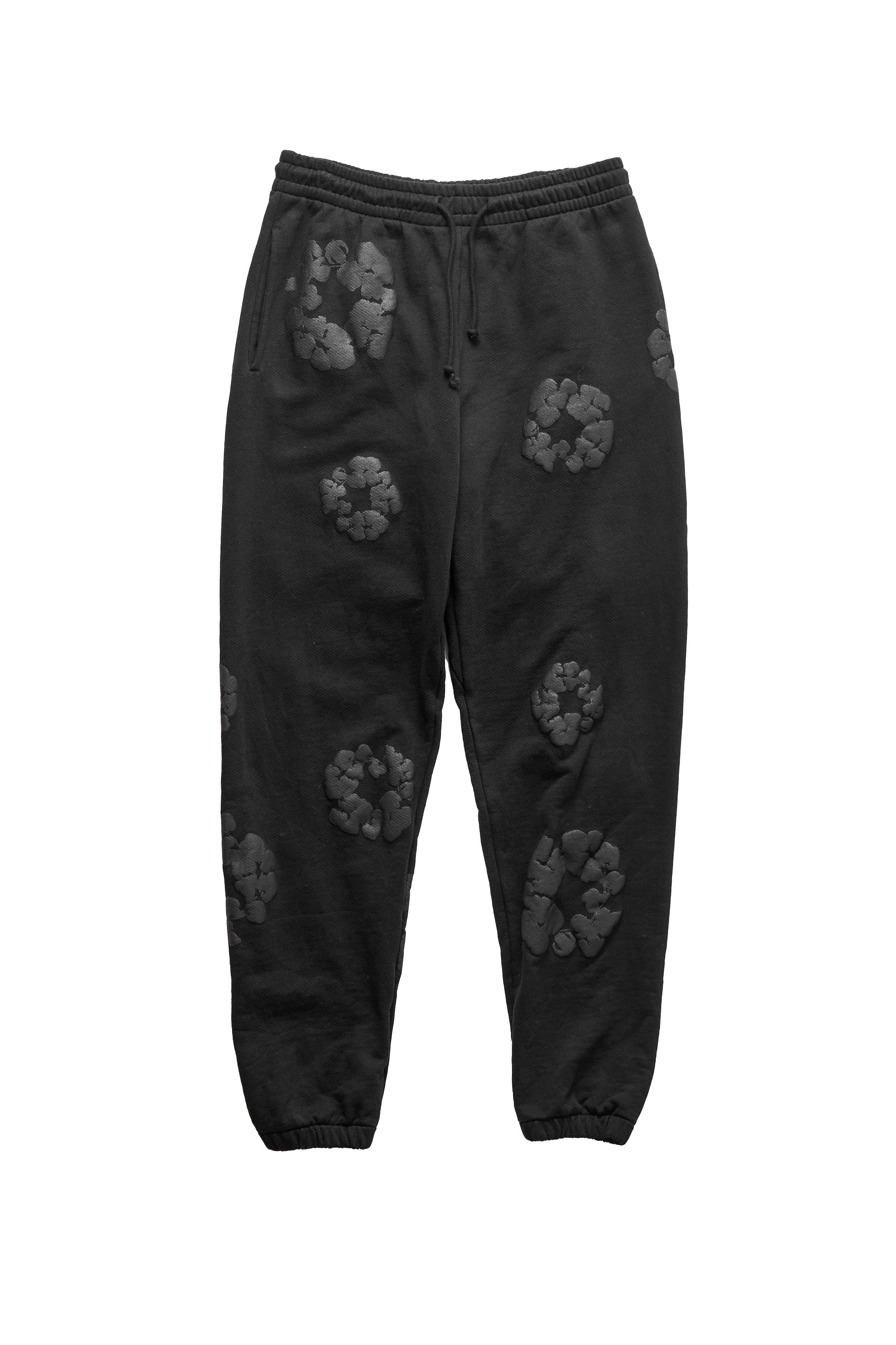 Denim Tears Wreath Graphic Print Sweatpants