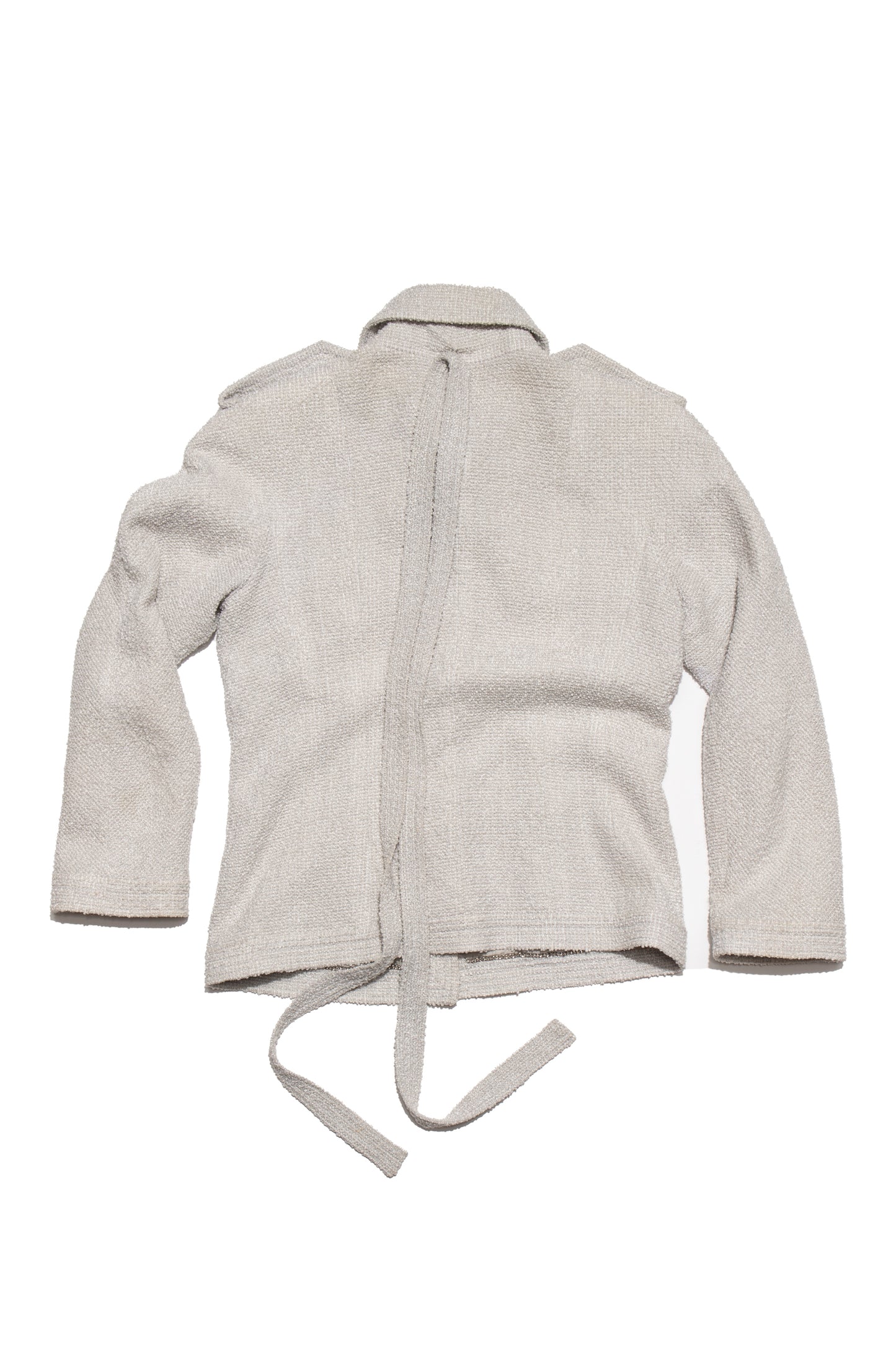 Chanel 16p Grey Tweed Fantasy Jacket - Xia Office