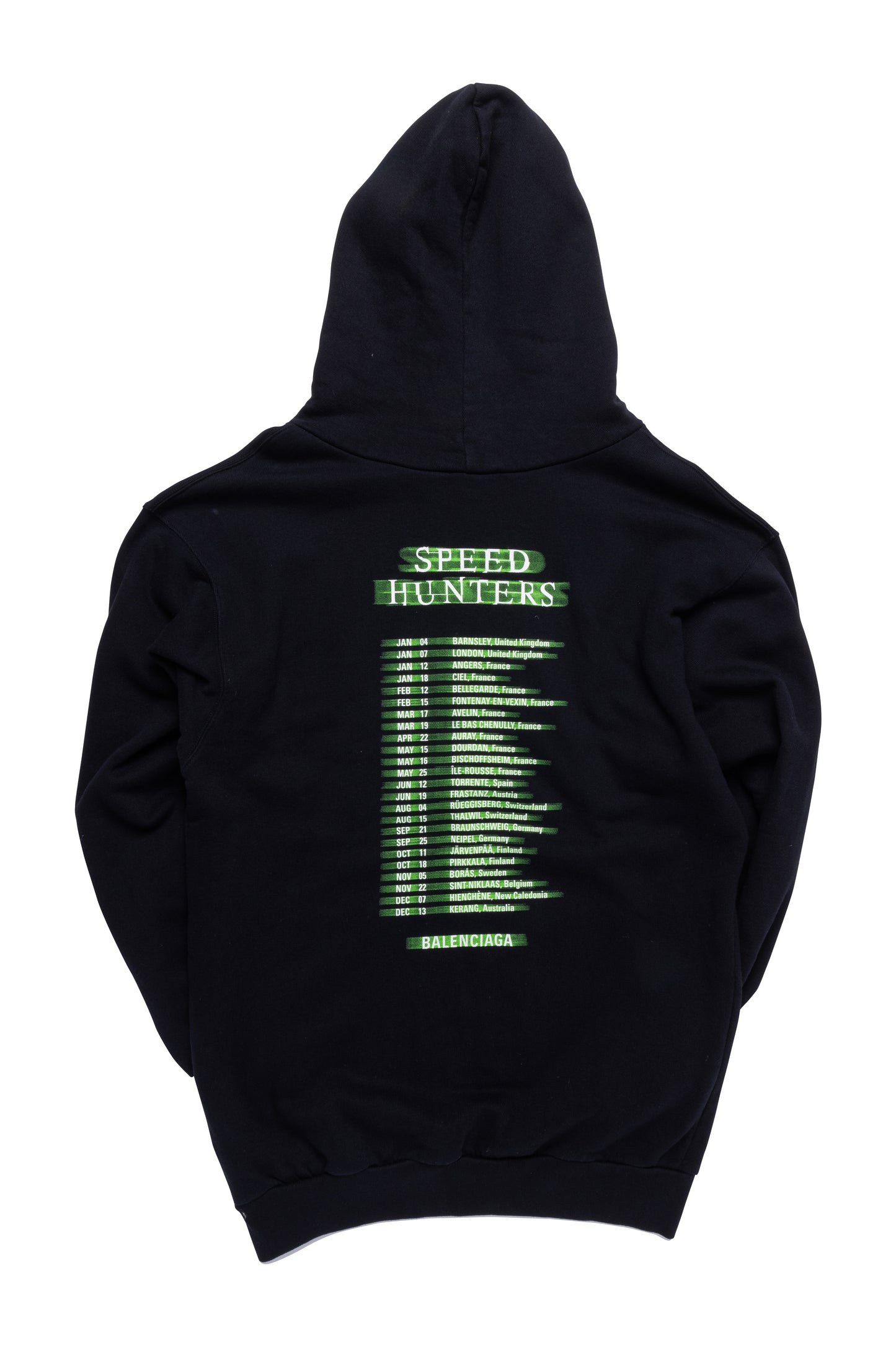 Balenciaga 2018 Graphic Print Speedhunters Hoodie - Xia Office