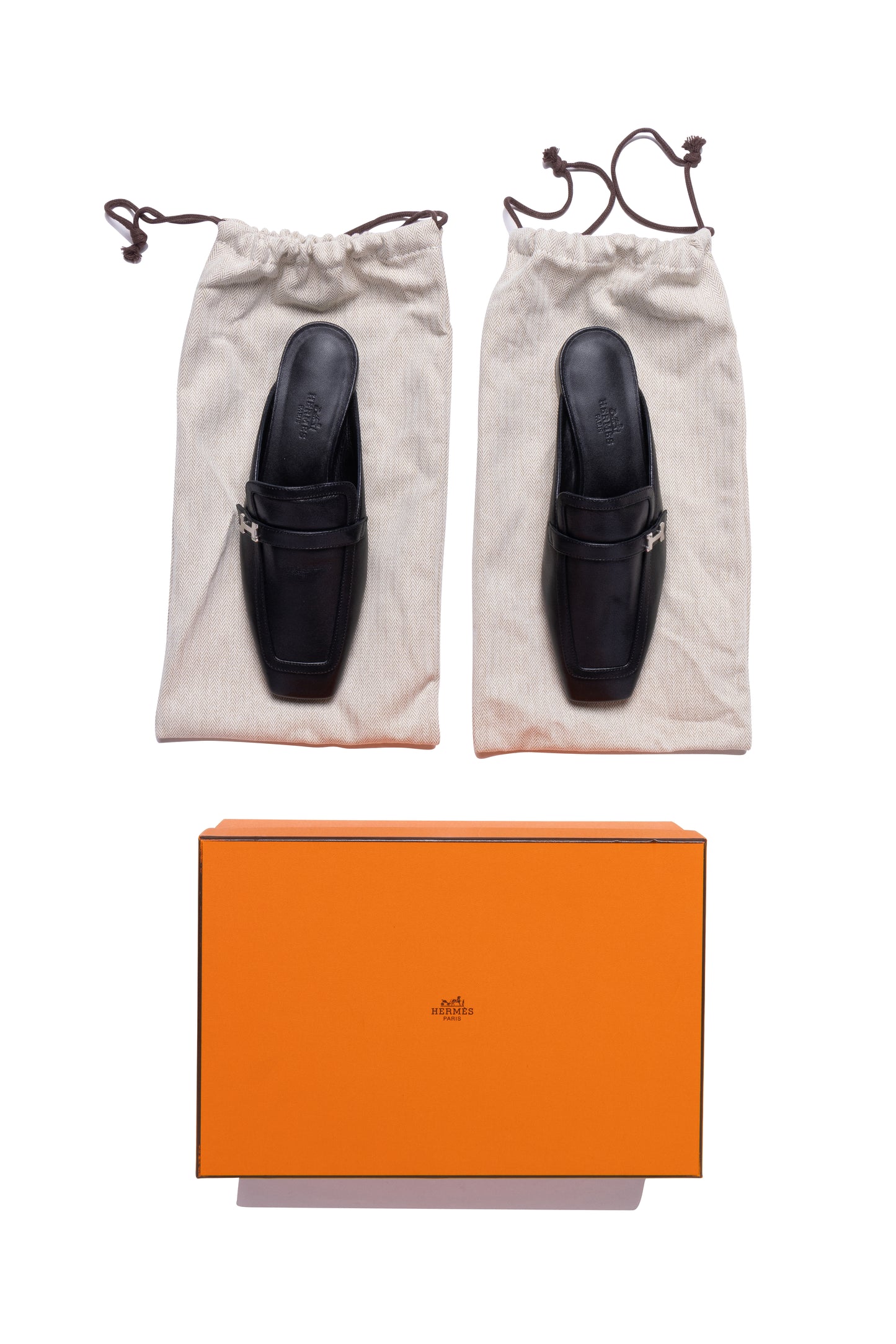 Hermès Groupie Leather Mule - Xia Office
