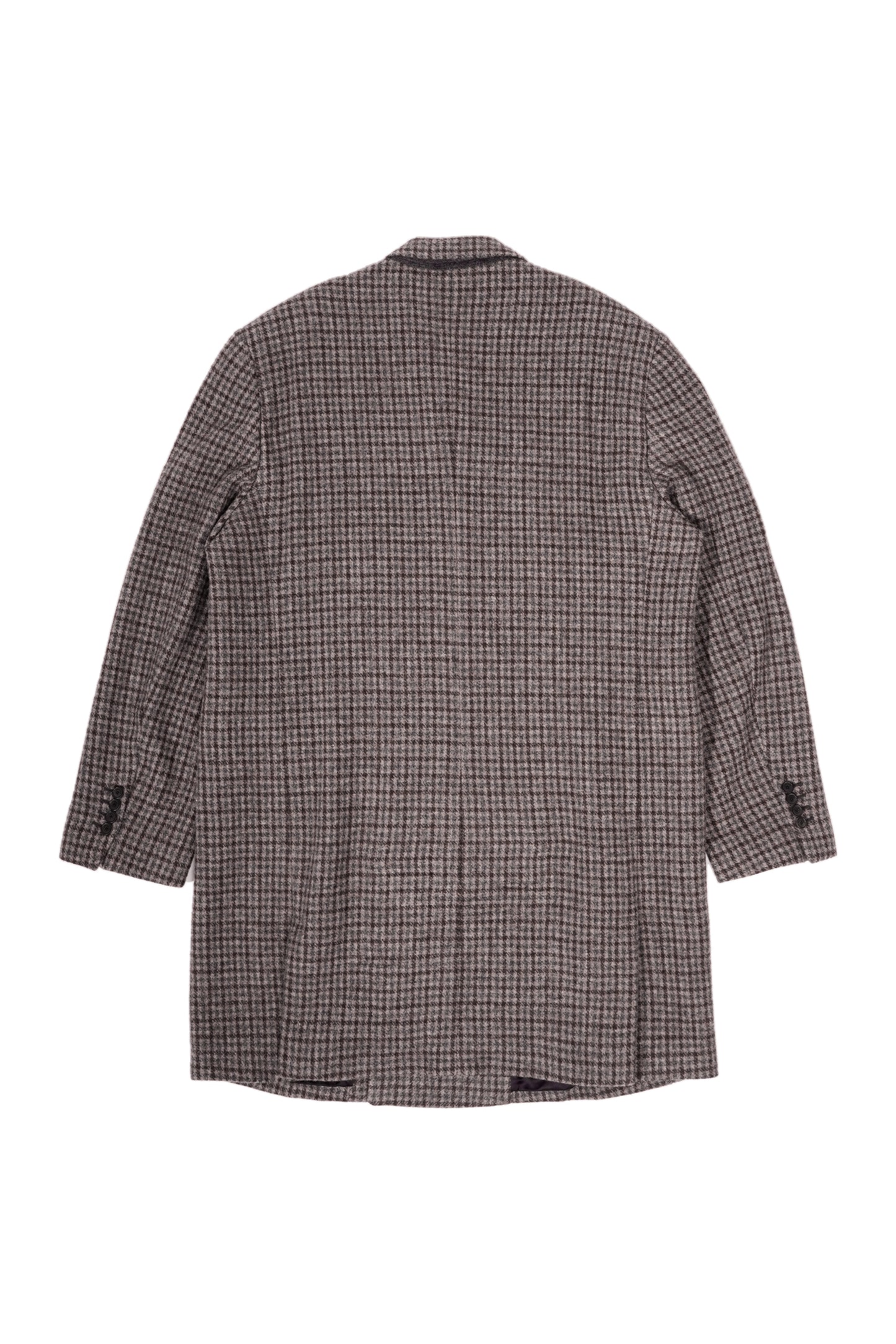 Balenciaga 18AW Double Breasted Tweed Coat
