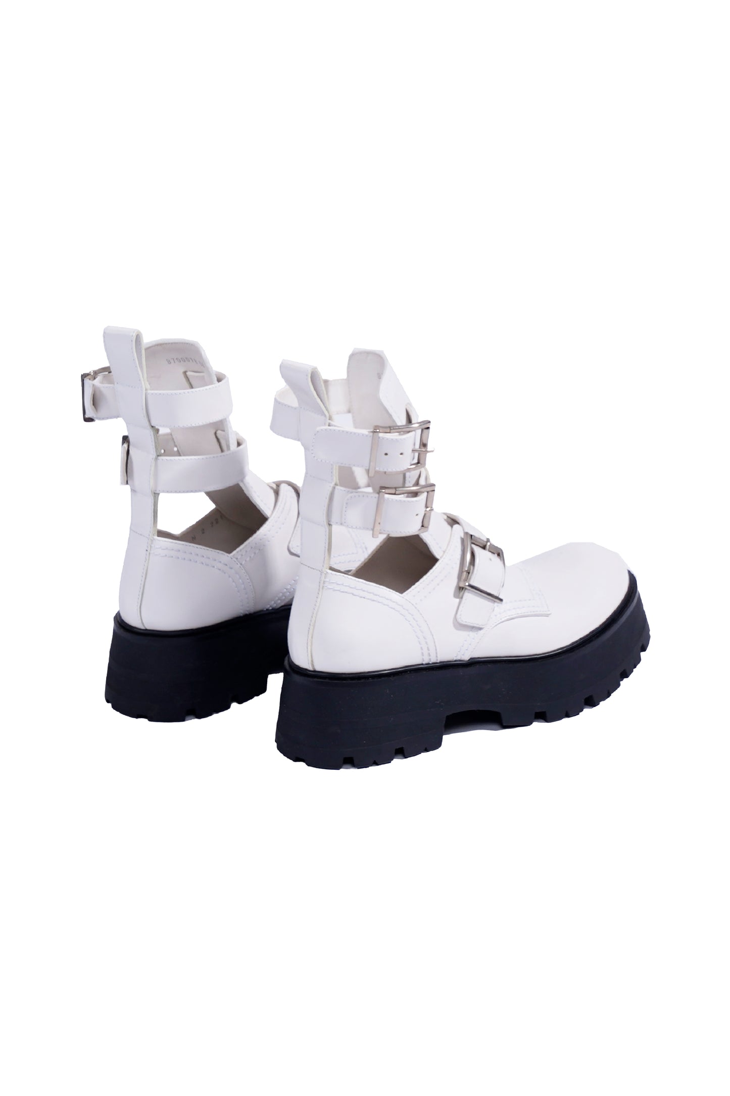 Alexander McQueen Leather Combat Boots