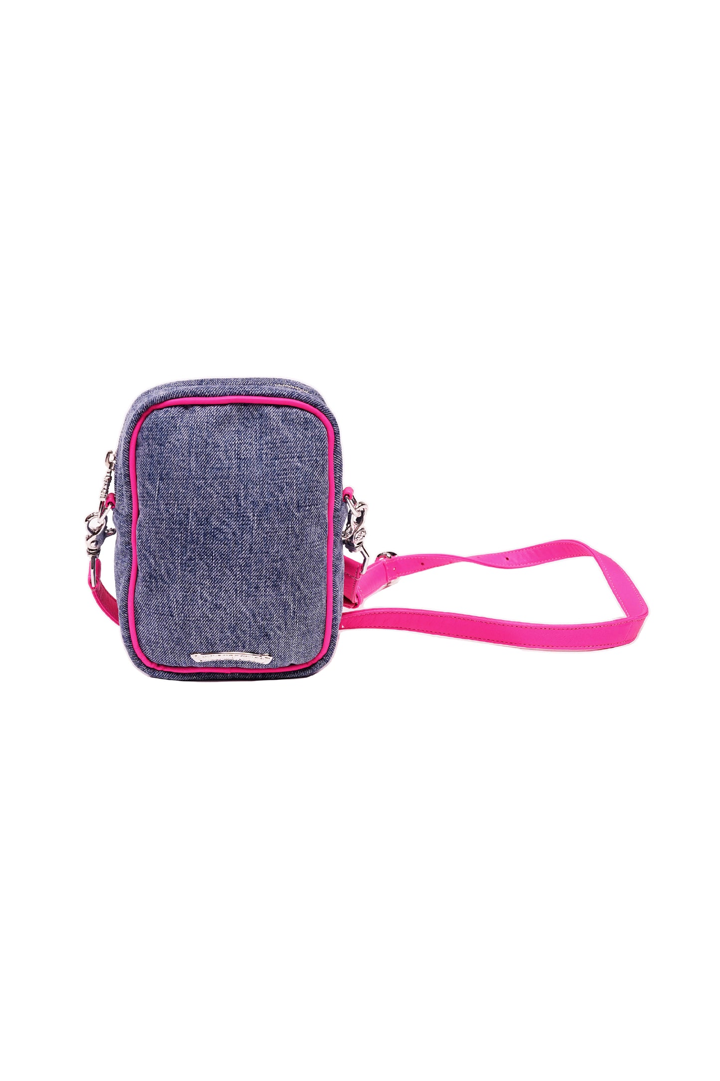 Chrome Hearts Multcolor Denim Cross Patch Taka Bag