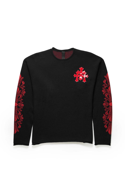 Chrome Hearts Cashmere Triple Cross Sweater