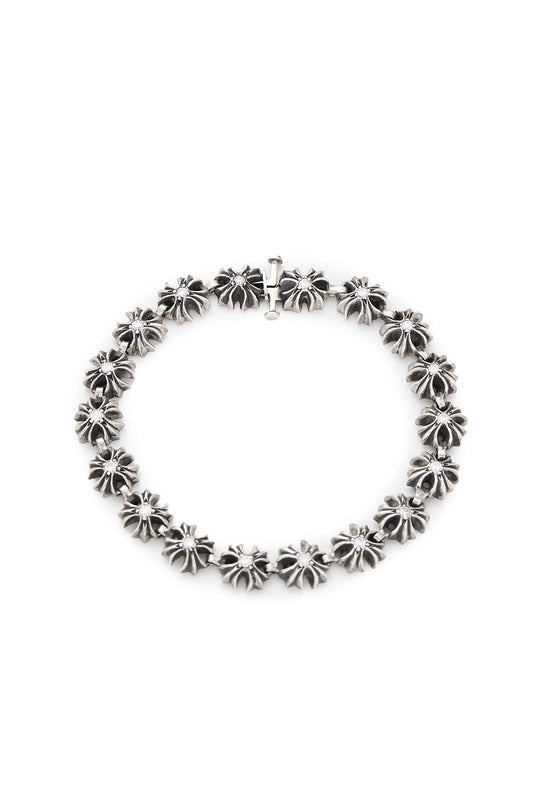 Chrome Hearts Tiny Plus Cross Bracelet with Diamonds