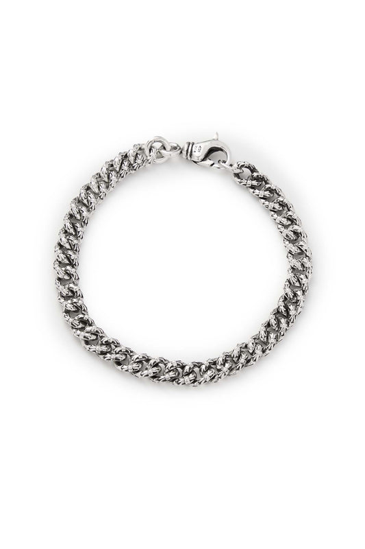 Chrome Hearts Silver Chain-Link Bracelet