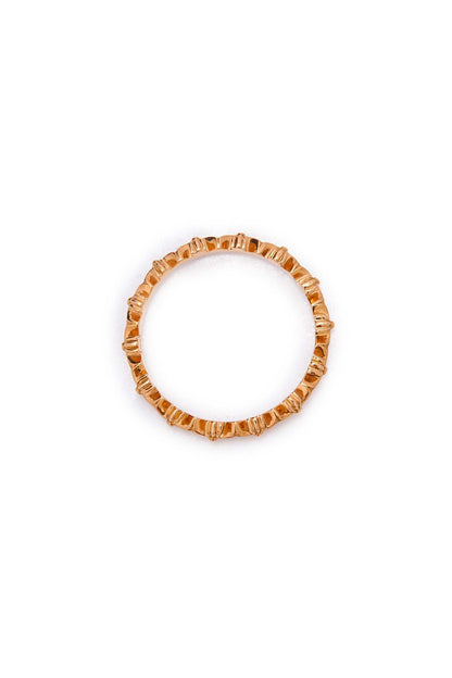 Chrome Hearts 22K Gold Tiny E Band Ring