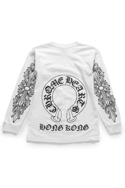 Chrome Hearts Hongkong Exclusive Horseshoe Logo Long Sleeve T-shirt