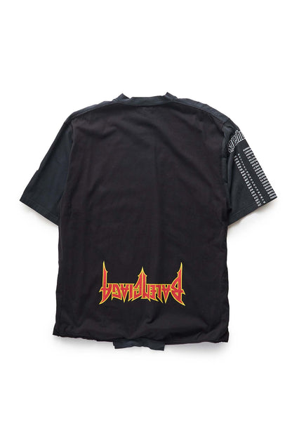 Balenciaga Black Faded Upside Down Speed Hunters Printed T-Shirt