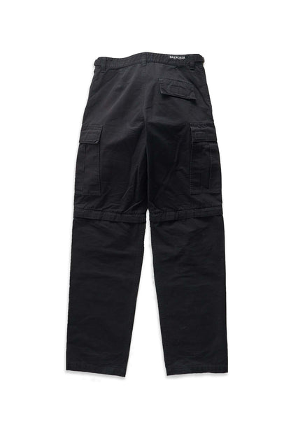Balenciaga Straight-Leg Convertible Cotton-Ripstop Cargo Trousers