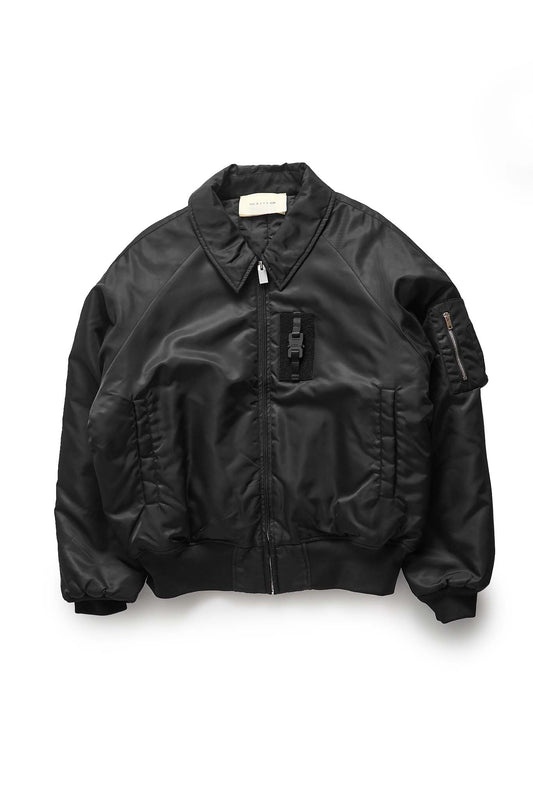 1017 ALYX 9SM Black Insulated Bomber Jacket