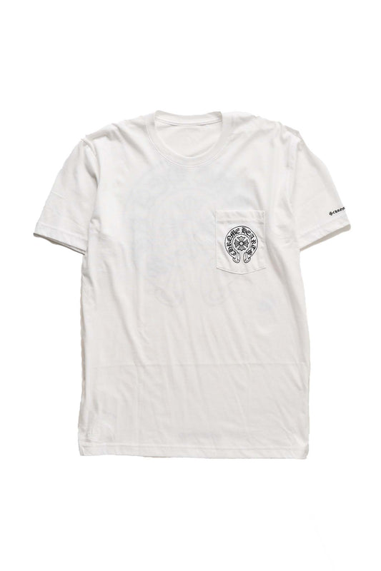 Chrome Hearts Horseshoe Logo White T-shirt