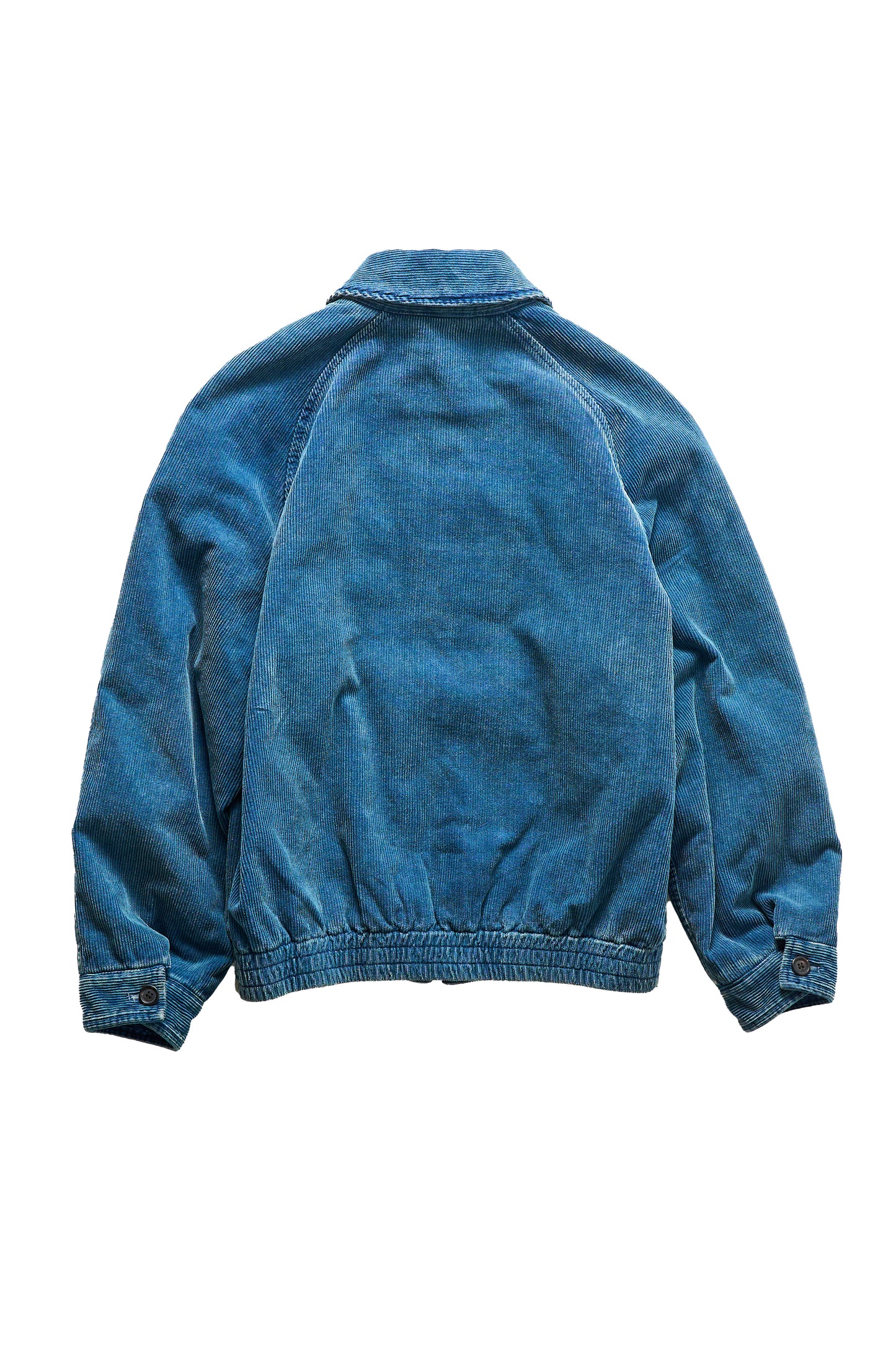 Miu Miu Women's Blue Corduroy Zip Blouson Jacket