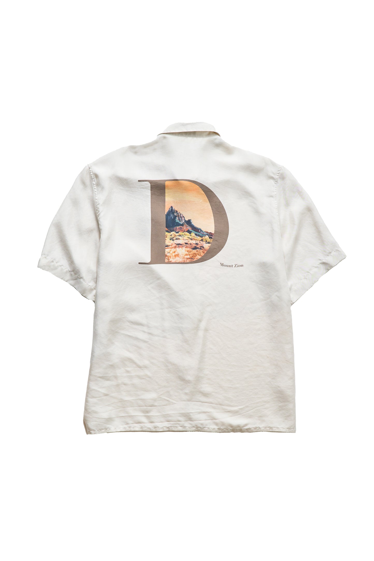 Dior Mount Zion Silk Shirt Beige