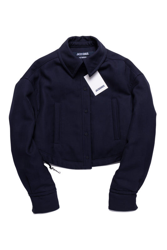 Jacquemus Crop Bomber Wool Jacket - Xia Office