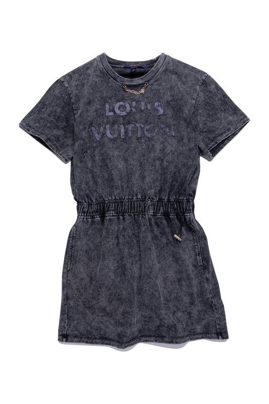 Louis Vuitton Vintage-Effect T-Shirt Dress