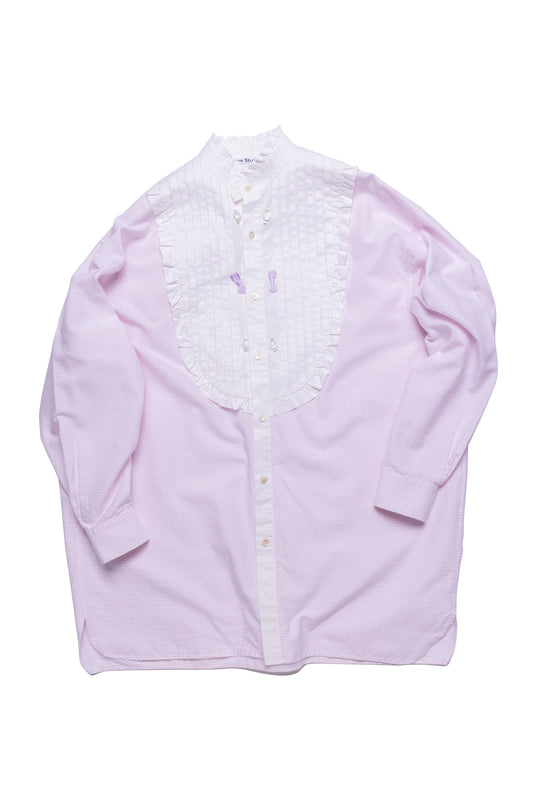 Acne Studios Pink Ruffle Minidress/Shirt