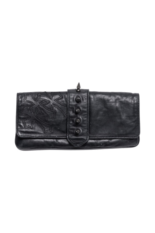 Chrome Hearts Vintage Leather Continental Spike Wallet