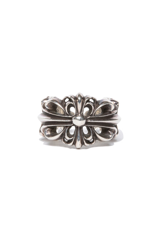 Chrome Hearts Double Fleur Open Ring