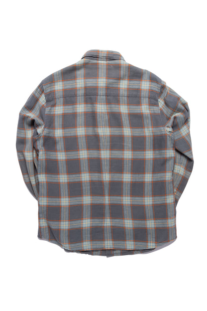 Chrome Hearts Work Dog Plaid Bottom-up Shirt with Patch