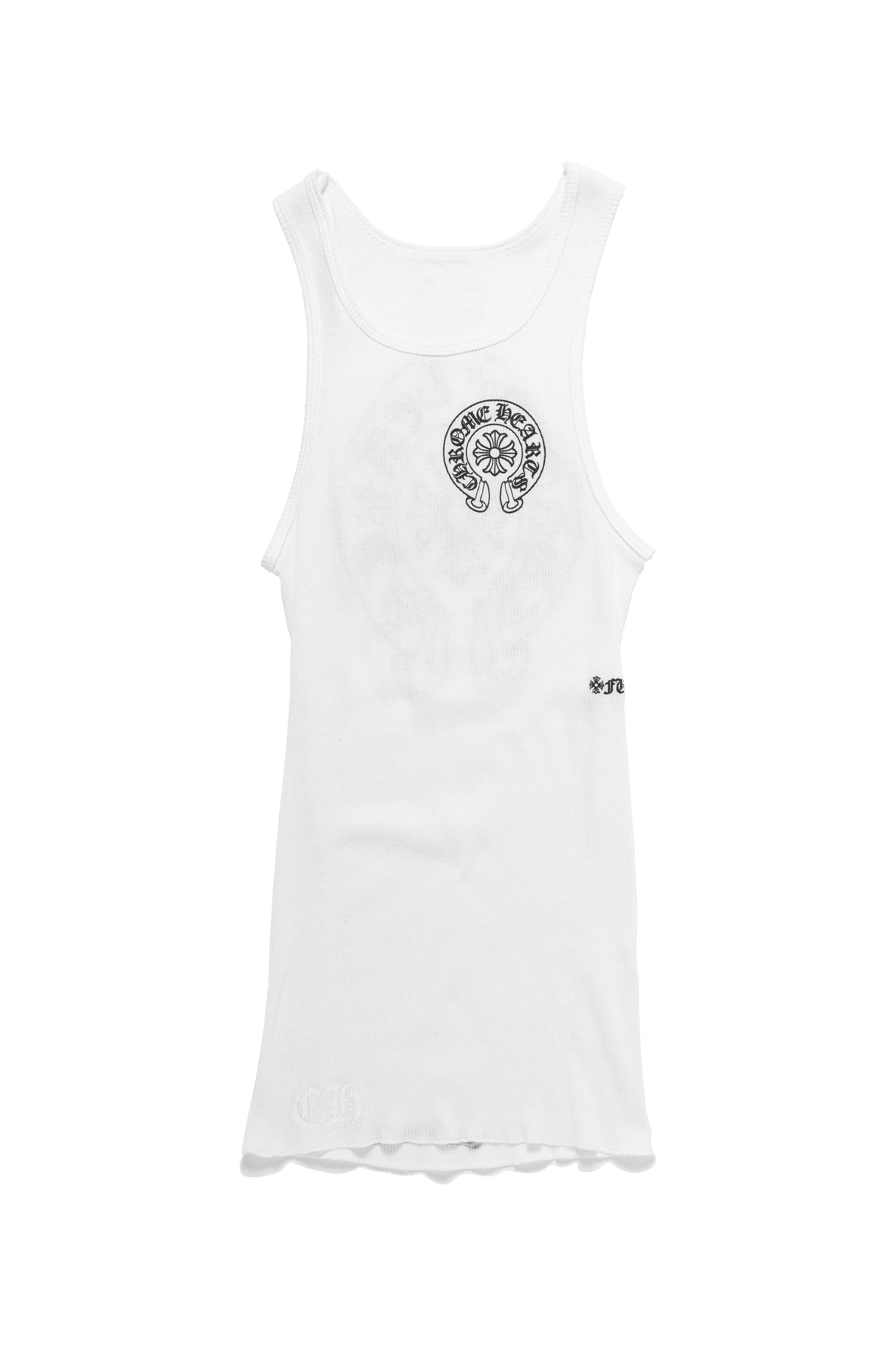 Chrome Hearts Horseshoe Orange Plus Logo Tank Top/Dress