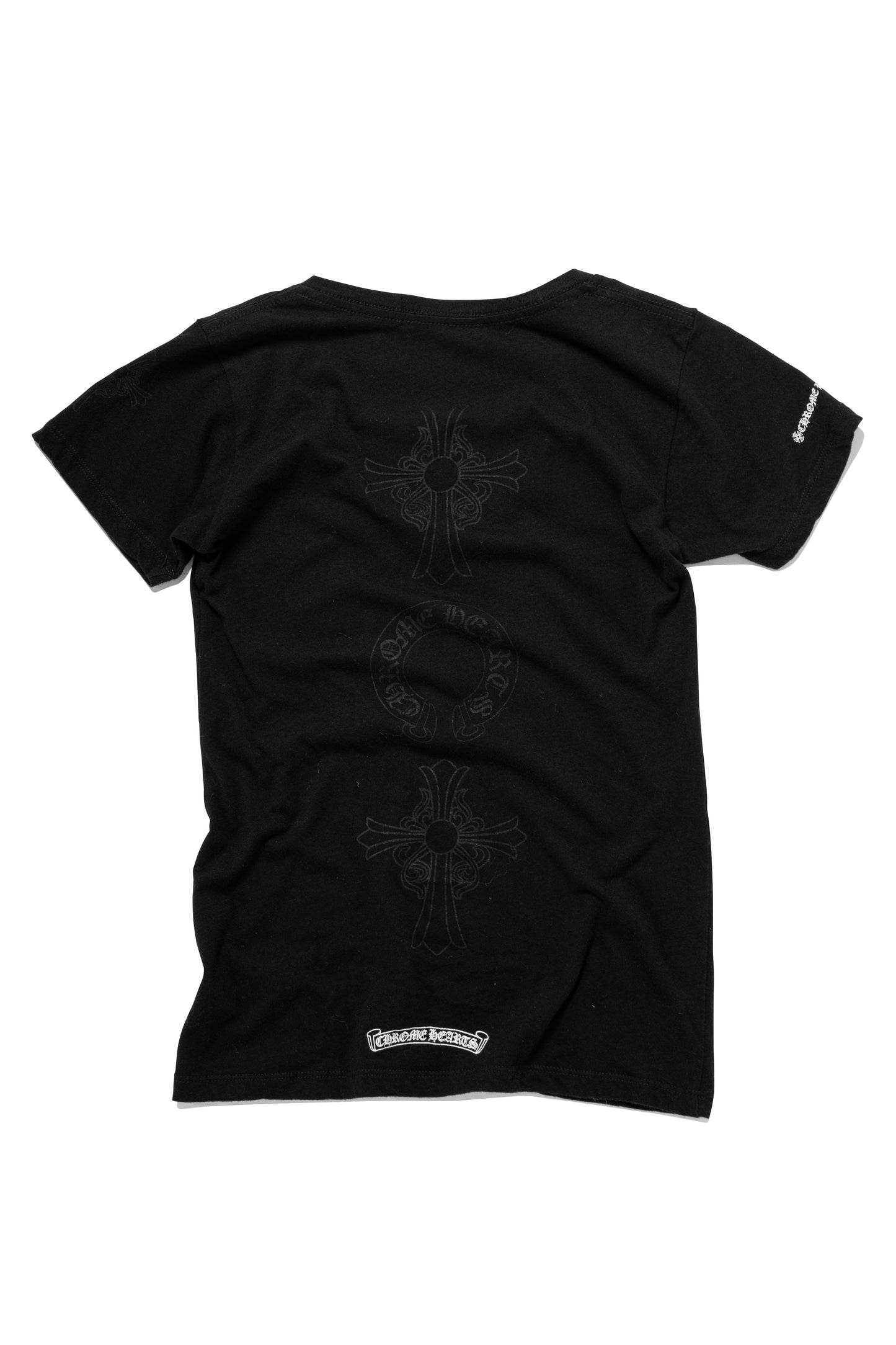 Chrome Hearts Wmns Black Tonal Logo T-shirt