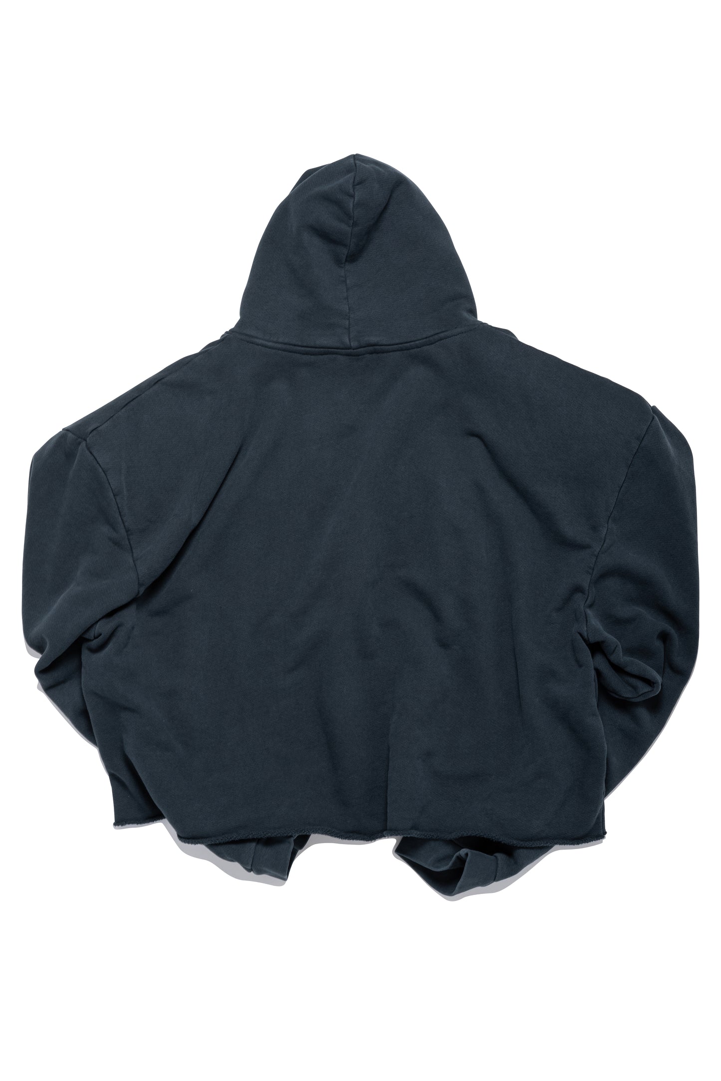 Greg Ross Faded Black V-Neck Hoodie