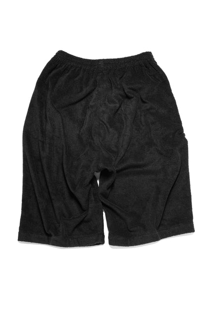 Balenciaga Black Sport Logo Towel Baggy Shorts