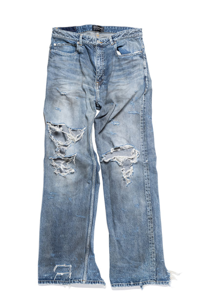 Balenciaga Distressed Flared Jeans