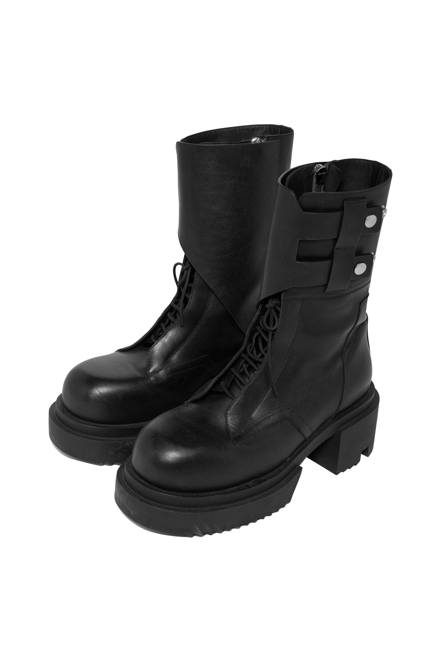 Rick Owens Black Field Bogun Boots