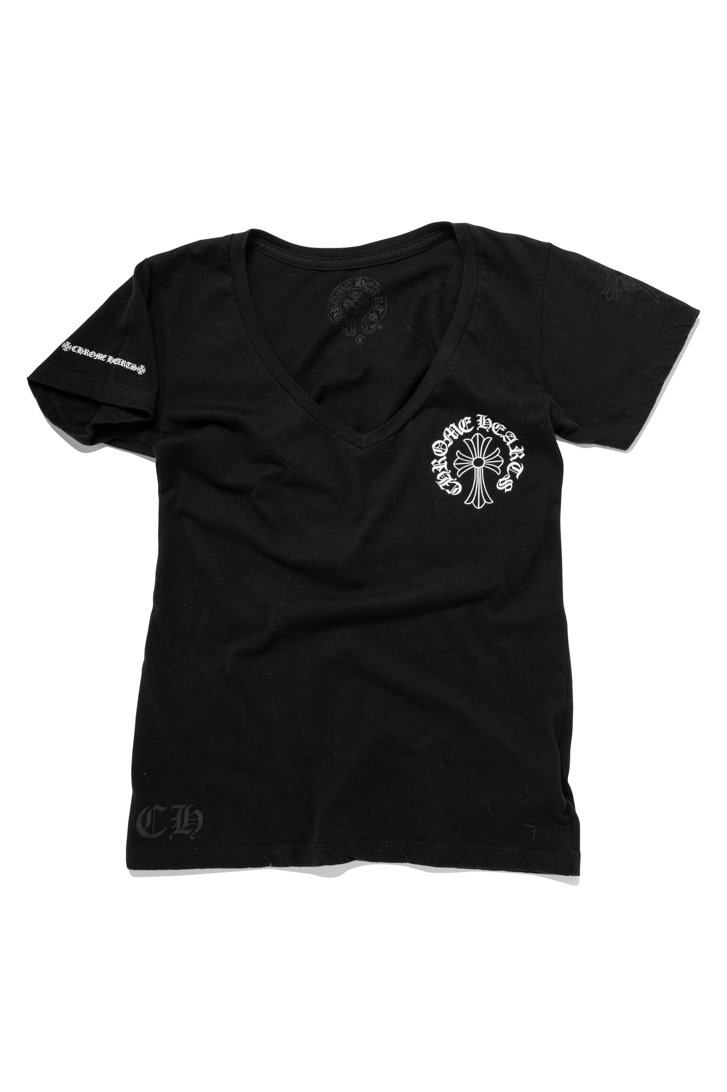 Chrome Hearts Wmns Black Tonal Logo T-shirt