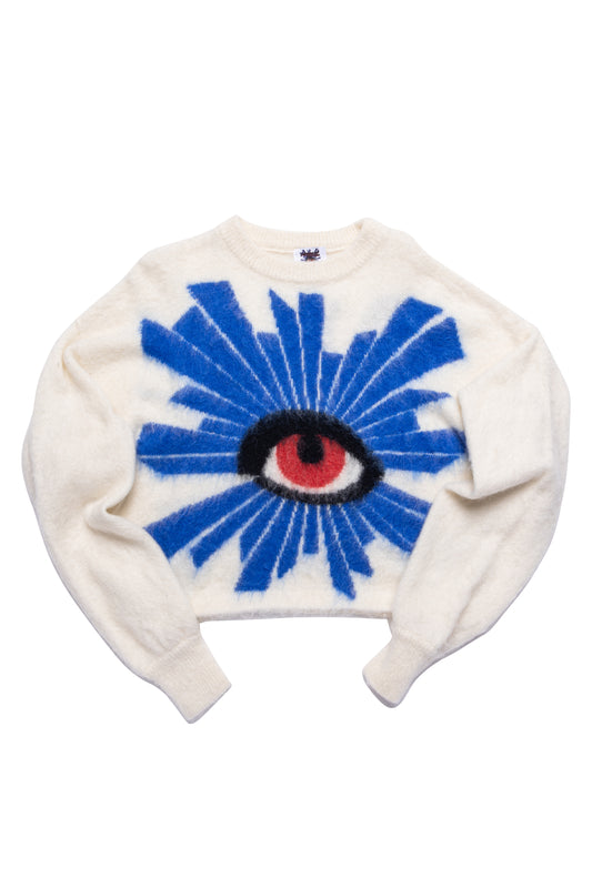 House of Errors All-Seeing Mohair Knit Sweater