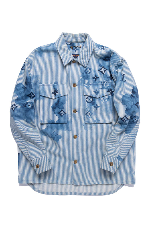 Louis Vuitton 2021 Monogram Watercolor Overshirt Jacket