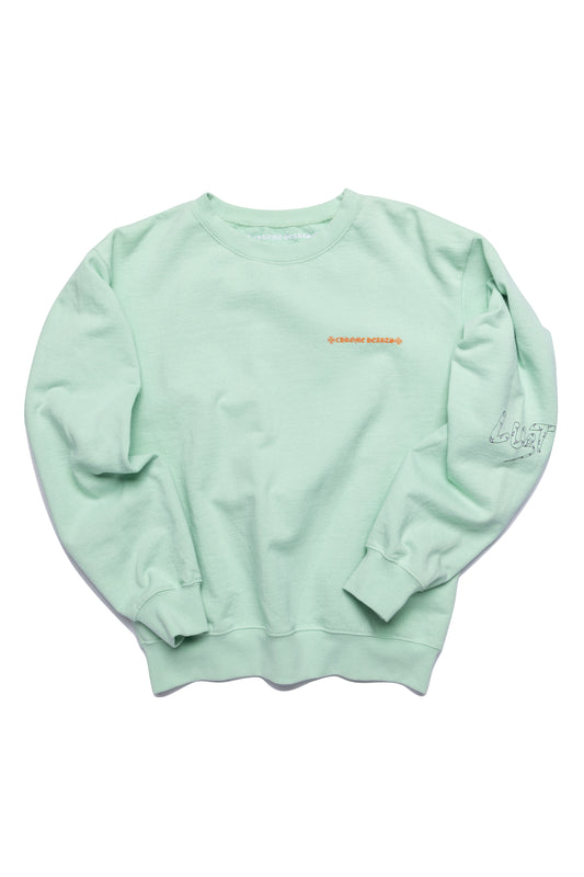 Chrome Hearts Matty Boy Deadly Seafoam Crewneck Sweatshirt