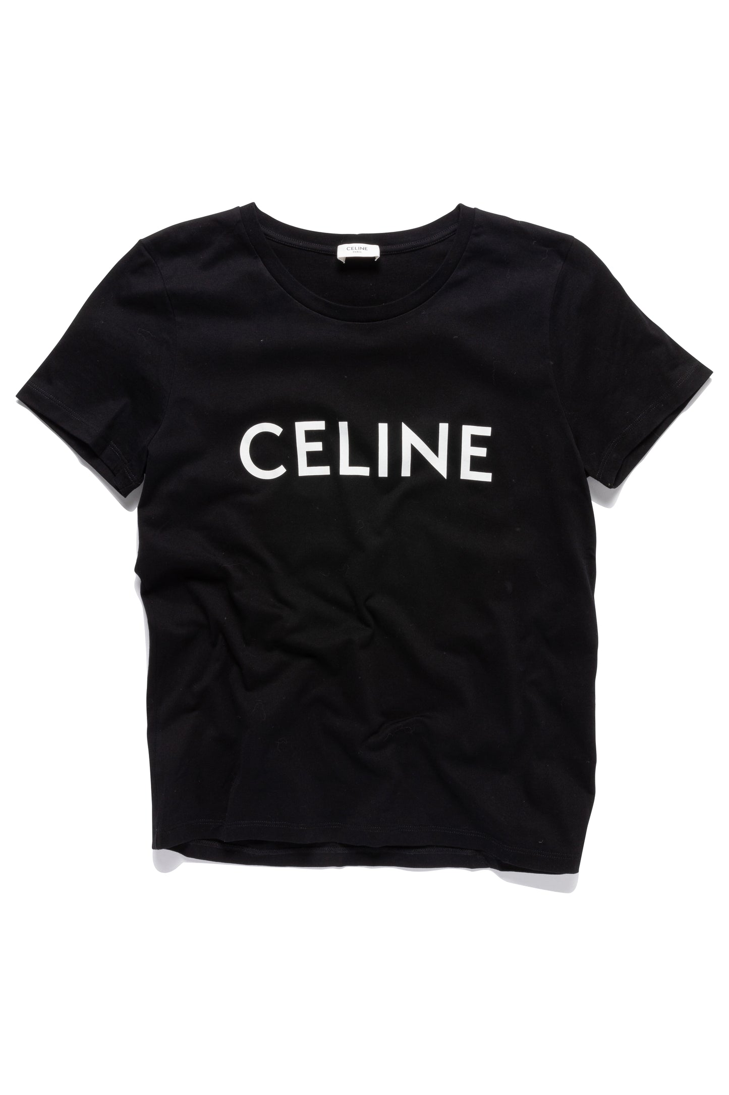 Celine Loose Logo T-Shirt In Cotton Jersey