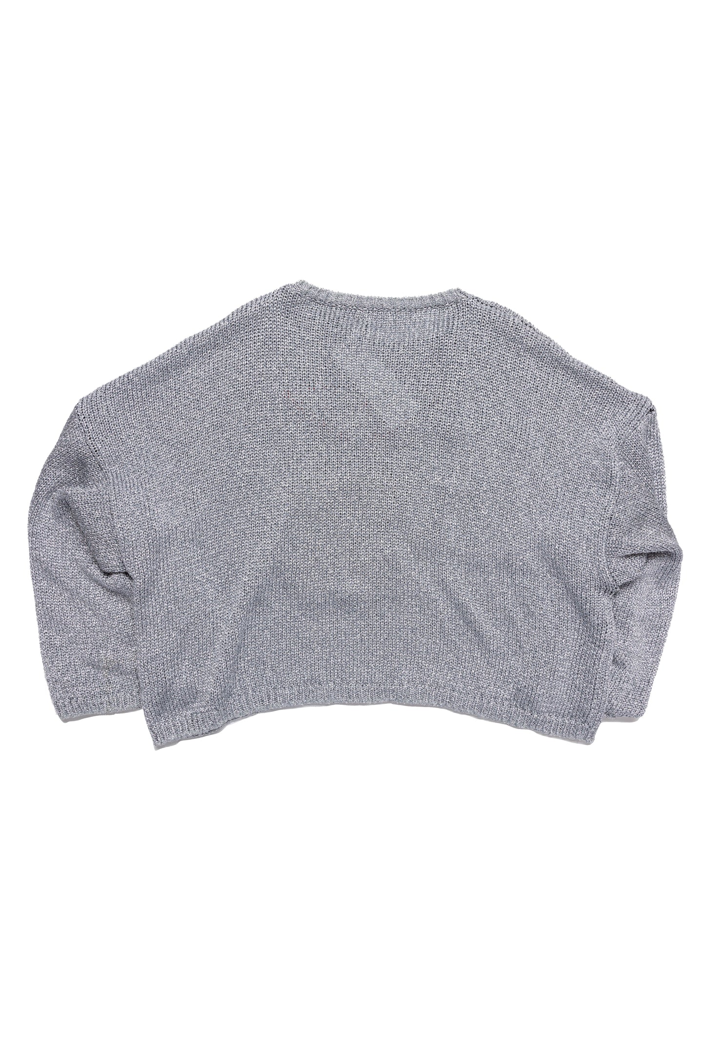 Raf Simons SS21 Metallic RS Knit Sweater