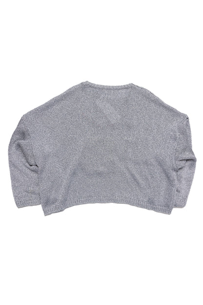 Raf Simons SS21 Metallic RS Knit Sweater