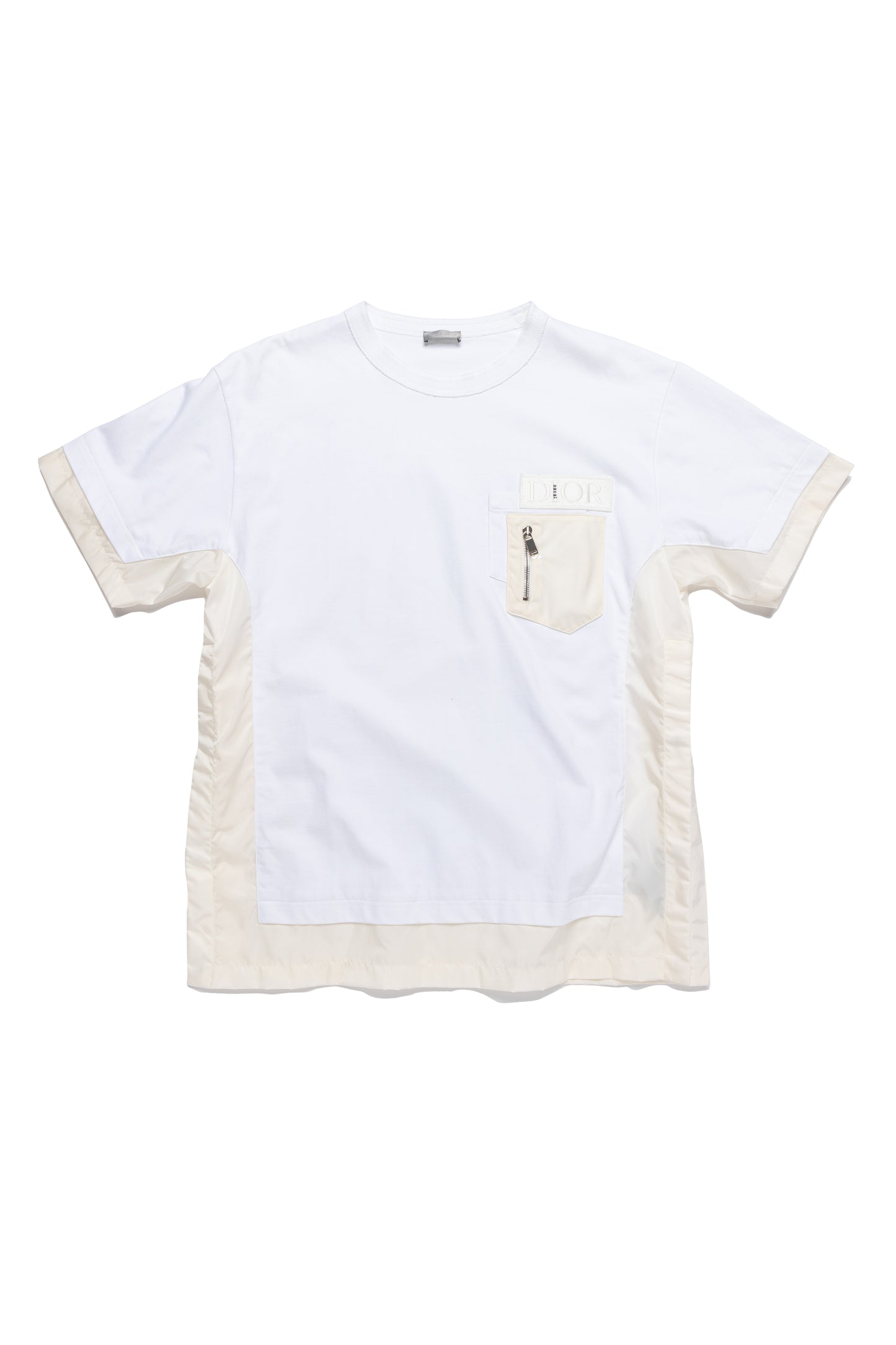 Dior × Sacai Zipper pocket tee