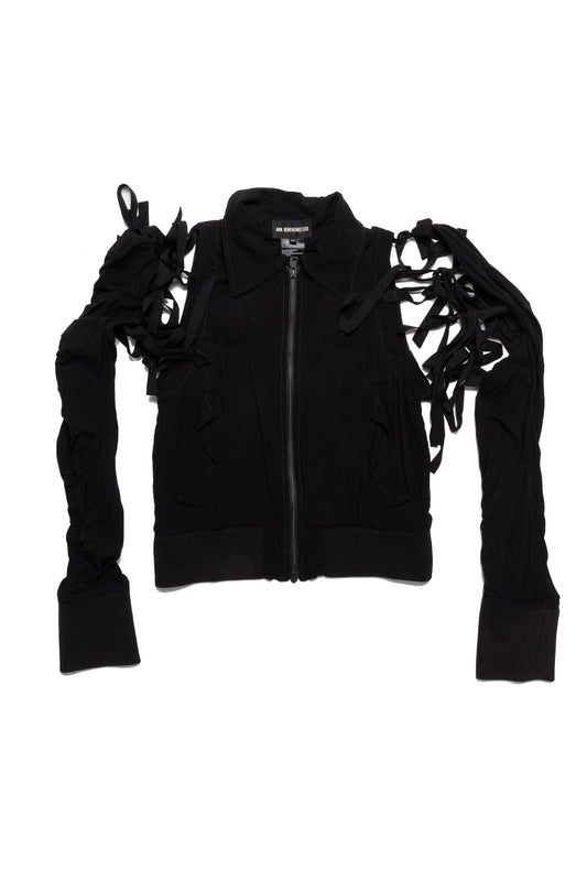 Ann Demeulemeester Detachable Sleeves Bomber Jacket